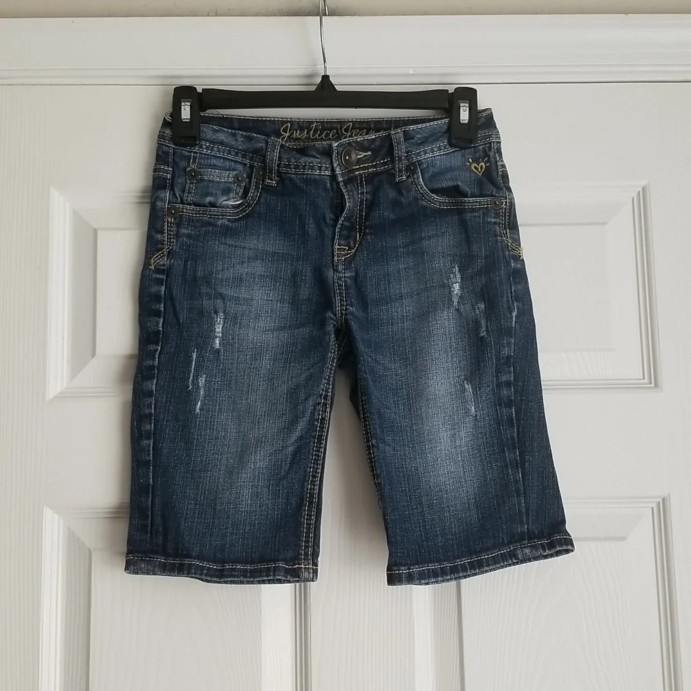 Justice Girl's Denim Shorts